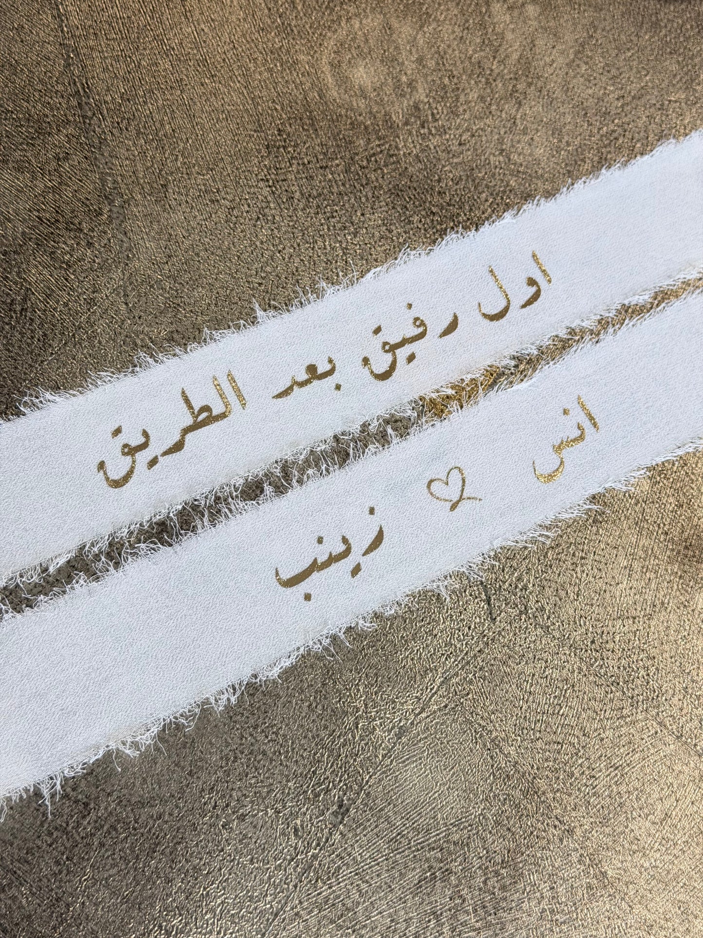 Straußband aus Chiffon