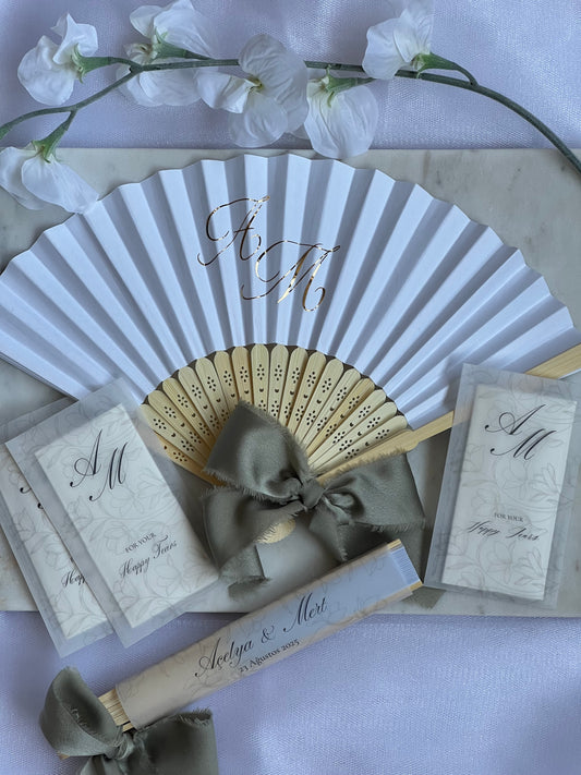 Bridal Breeze- personalisierte Handfächer