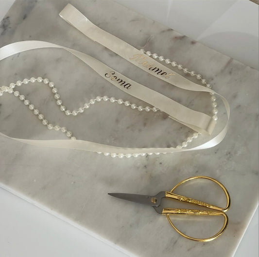 Ringband mit nicht fallenden Perlen