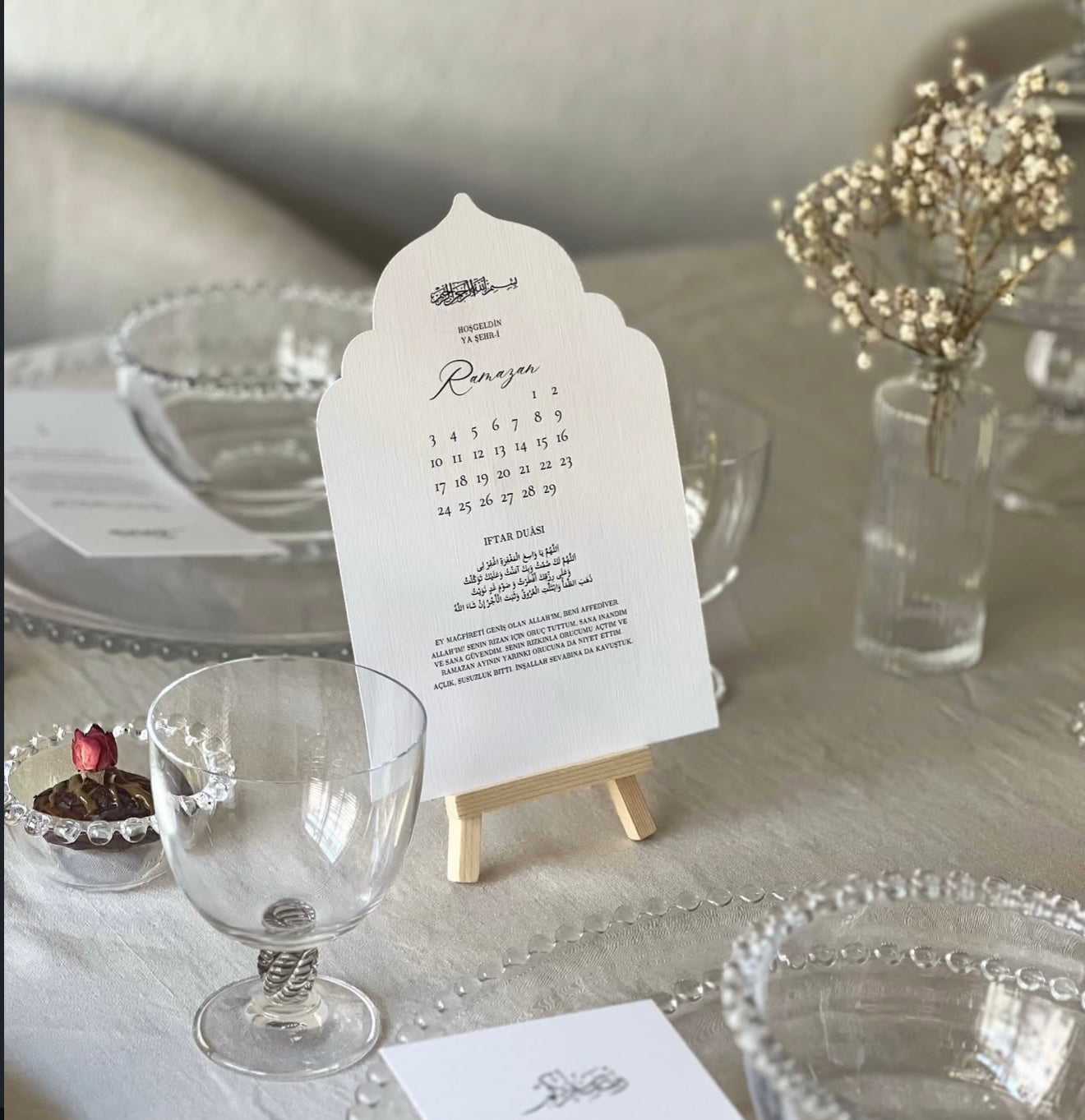 Ramadan Kalender mit Staffelei