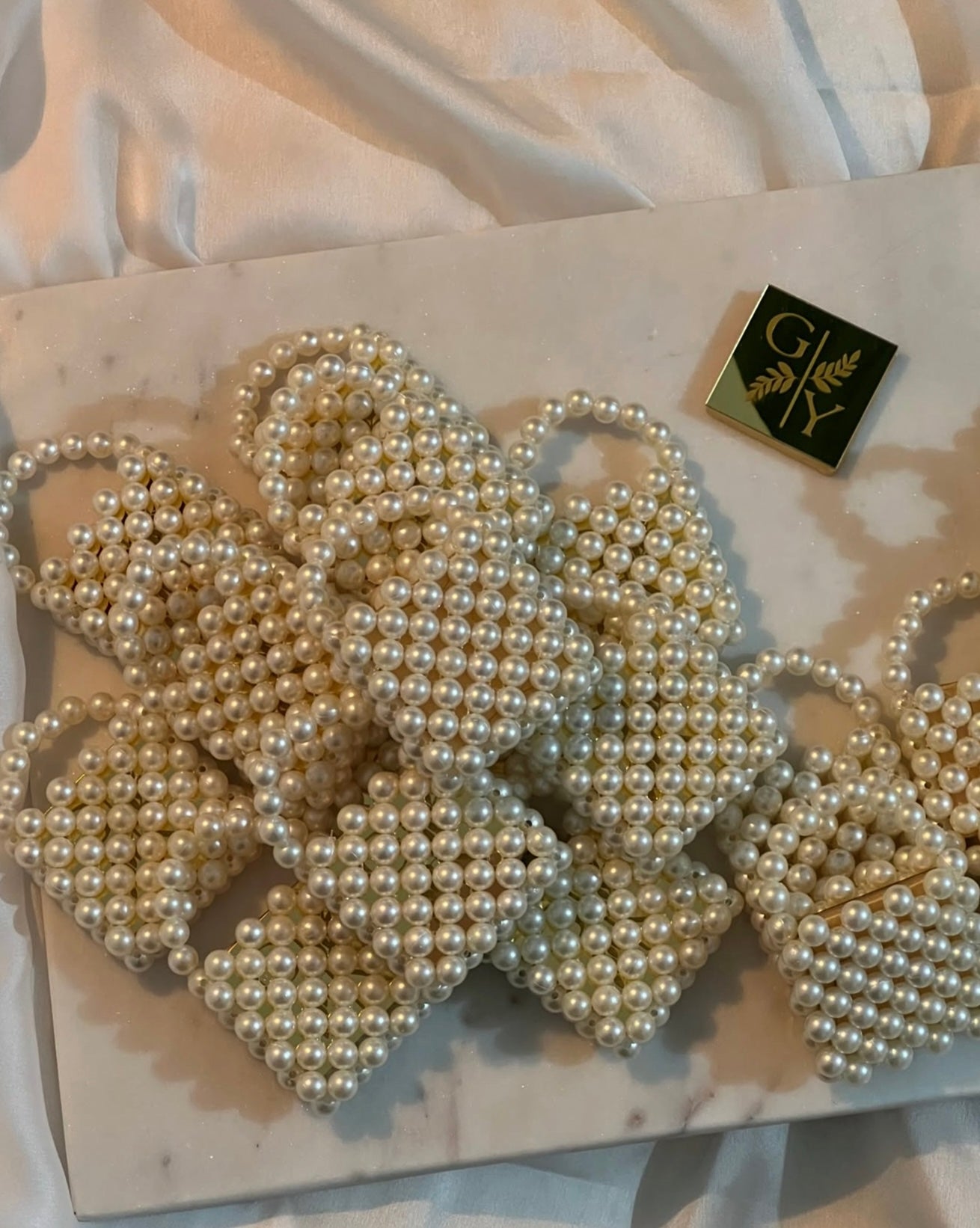 Perlentaschen mit Schokis